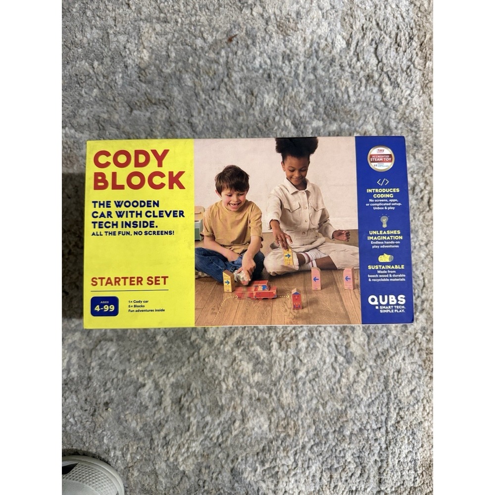 QUBS' CODY BLOCKS New Unopened Box Starter‎ Set Educational Fun Kids Play $99